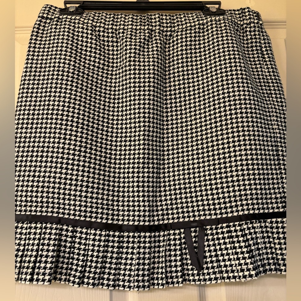 Mimi Maternity Houndstooth Skirt